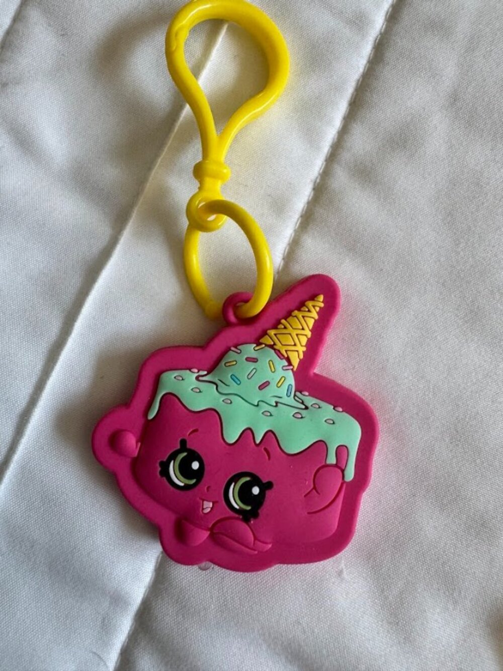 Shopkins D'Lish Donut Rubber Charm Keychain